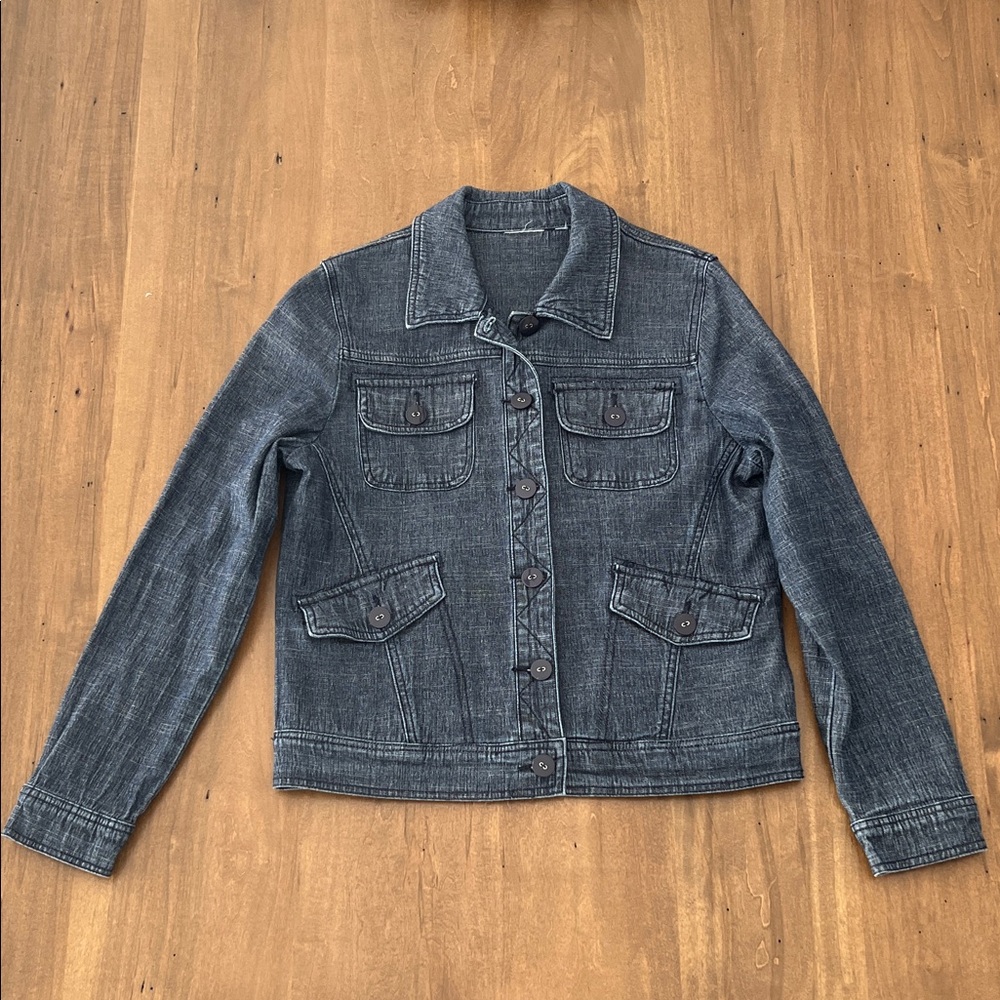 Ladies Dressy Denim Look Jacket